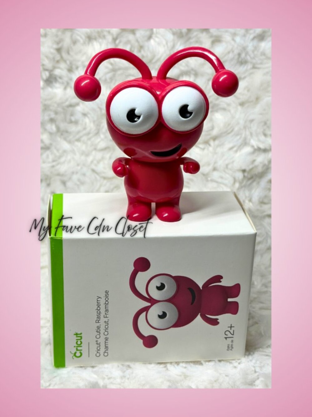 NEW in Box Cricut CUTIE Figurine **RASPBERRY**